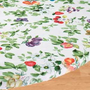  Botanical Garden Elasticized Tablecover   Large Round 