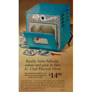   . Chef Electric Toy Oven Cake Pie   Original Print Ad