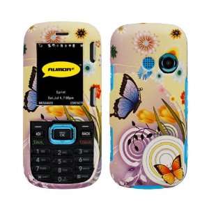  Flower Rubberized Snap on Hard Plastic Cover Faceplate Phone Case 