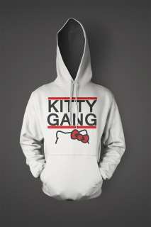 Kitty Gang Hello White Hoodie 193  