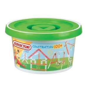  Erector 100 piece Bucket Set Toys & Games