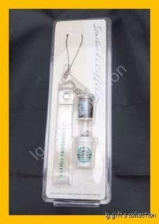 Starbucks hot & cold coffee cup Cell Phone Strap 2010  