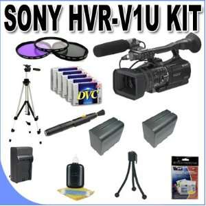  Sony HVR V1U HDV Camcorder + 2 Extended Life Batteries 