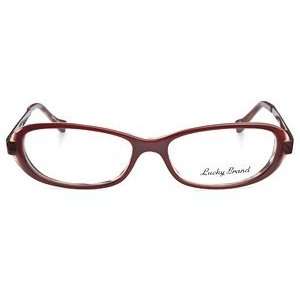    Lucky Layla Burgundy Horn Eyeglasses