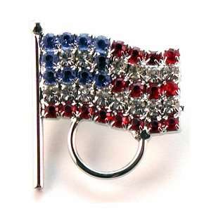  American Flag Eyeglass Holder Pin