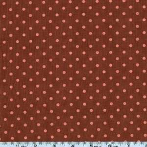  45 Wide Cottage Charm Dot Mocha Fabric By The Yard Arts 