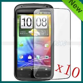 10 LCD CLEAR FILM Screen Protector for HTC Sensation 4G  