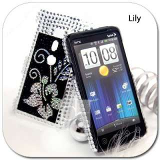 BLING Cover Skin Case Spirnt HTC EVO 3D  