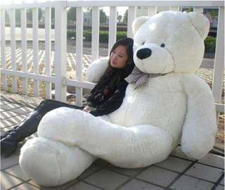 New Fashion Giant Huge Big Stuffed Animal Teddy Bear Toys white   US 