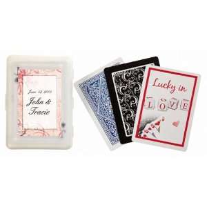 Wedding Favors Picture Frame Design Personalized Playing Card Favors 