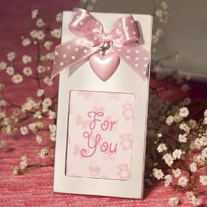 Baby Shower Favors  Pink Heart Design Picture Frames (100   149 items 