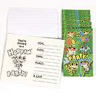 Frog Invitations Cards with Envelopes Birthday Party Invites
