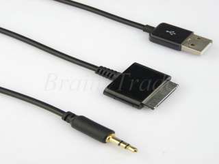 5mm USB AUX Car Audio Charger Cable for iPod iPhone  