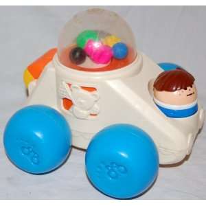  1987 Vintage Fisher Price Popping Car with Figure 