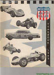 1962 USAC United States Auto Club Season Yearbook  