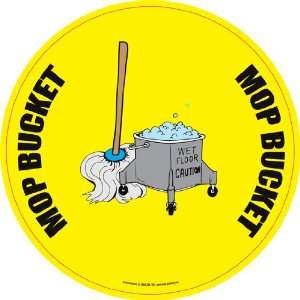  Mop Bucket Floor Sign 22 Circle