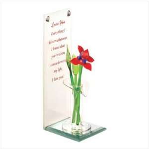  Art Glass Love Bouquet Vase (S12685 NH)*