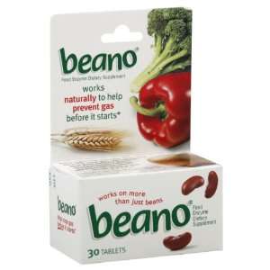  Beano Food Enzyme, Tablets, 30 ct.