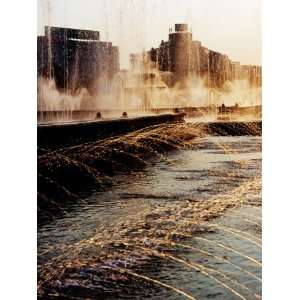  Fountains at Sunset, Unirri Square, Bucharest, Romania 