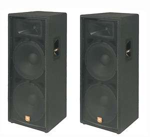 JBL JRX 125 Dual 15 2 Way Loudspeaker Pair 500W/2000W New Two Speaker 