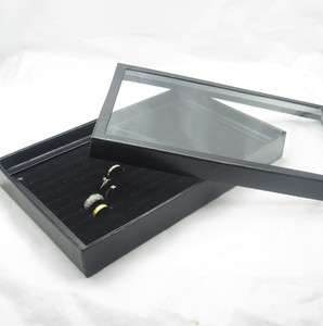 Ring Display Box Velvet Tray Case Holder with 100 Slot  