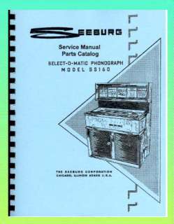 Seeburg Model SS160 Complete Service Manual  