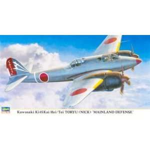   Hasegawa 1/48 Kawasaki KI45KAI HEI/TEI Toryu (Nick) Kit Toys & Games