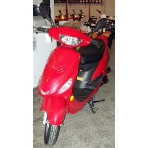  2009 Gas Powered 49cc Scooter (Red) Automotive