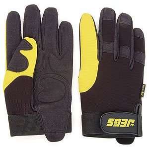 JEGS Performance Products 1110 Mechanics Gloves with Gel Padding