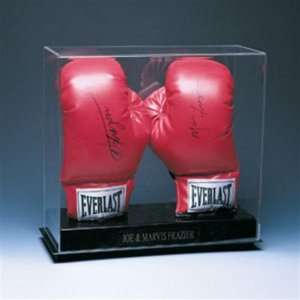   Double Stand Up Boxing Glove Vertical Display Case
