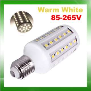 E27 Warm White 5050 60 Leds Corn lamp bulb 220V 12W  