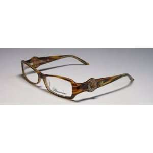  Blumarine 91181 Striped Brown Eyeglasses Health 