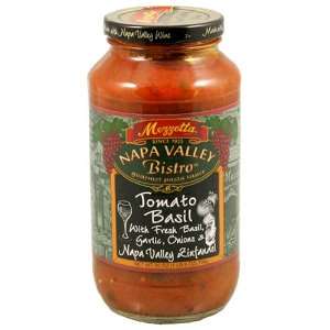 Mezzetta Napa Valley Bistro Gourmet Pasta Sauce, Tomato Basil, 25 oz 