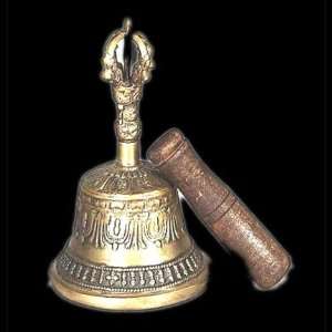  5 Inch Tibetan Brass Bell 