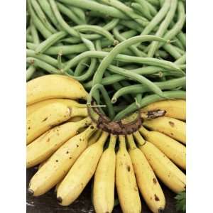  Bananas and Green Beans at the Market, Martinique, Lesser 
