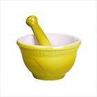 Le Creuset Stoneware 10 Ounce Mortar and Pestle, Dijon