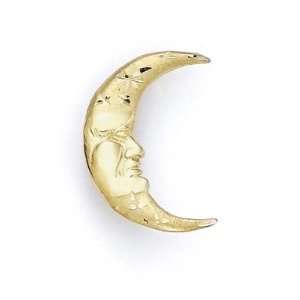  14k Large Crescent Moon Pendant   JewelryWeb Jewelry