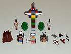 Lot of Lego Native American Western Indian Minifig Minifigure w/ Totem 