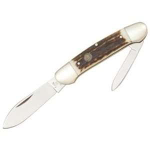   Knives 252DS Large Canoe Pocket Knife with Genuine Deer Stag Handles