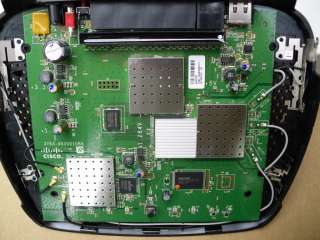 Rear view of the Linksys E3000 Dual Band Gigabit Router