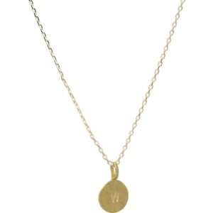  Heather Pullis Designs Initial Pendant (Gold W) Jewelry