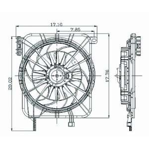   RADIATOR & CONDENSOR (S) COOLING FAN ASSEMBLY, L4 with AIR