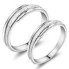 custom engraved 925 silver platinum grooved ring wedding bands blend