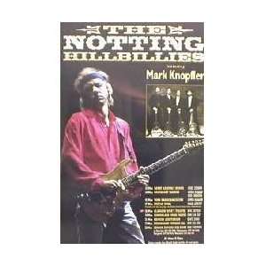  NOTTING HILLBILLIES (Mark Knopfler) UK tour Music Poster 