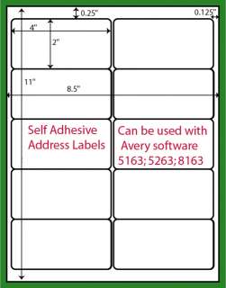 10 X 150 Sheets Self Adhesive Mailing Address Label similar 18163,5163 