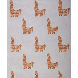  Grehom Wrapping Paper (set of 2)   Clay Horse; Handmade 
