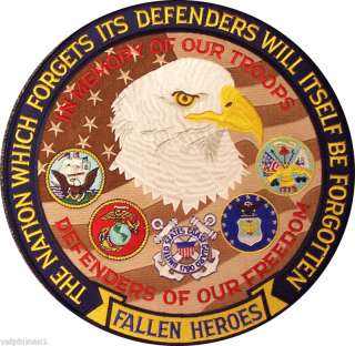 Fallen Heroes Defenders of Freedom Patch 5 LARGE PATCH  