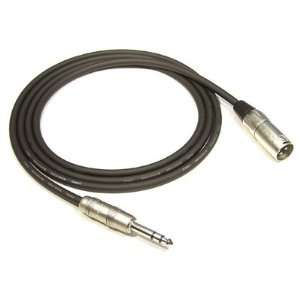  3 FT PATCH CABLE CORD   XLR MALE TO 1/4 TRS BALANCED 1M 