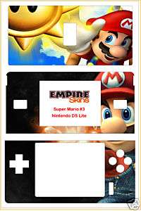 Super Mario #3   Quality Vinyl Skin   Nintendo DS Lite  