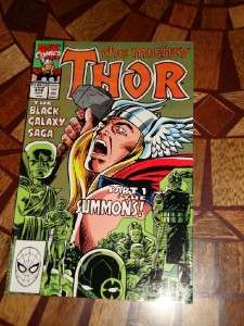 THE MIGHTY THOR 419 July 1990 Marvel Comic Black Galaxy  